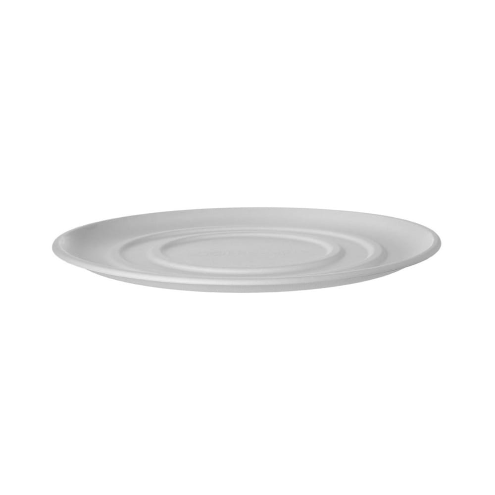188-EPSCPTR14NFA 14" Vanguard® WorldView™ Pizza Tray - Molded Fiber, White