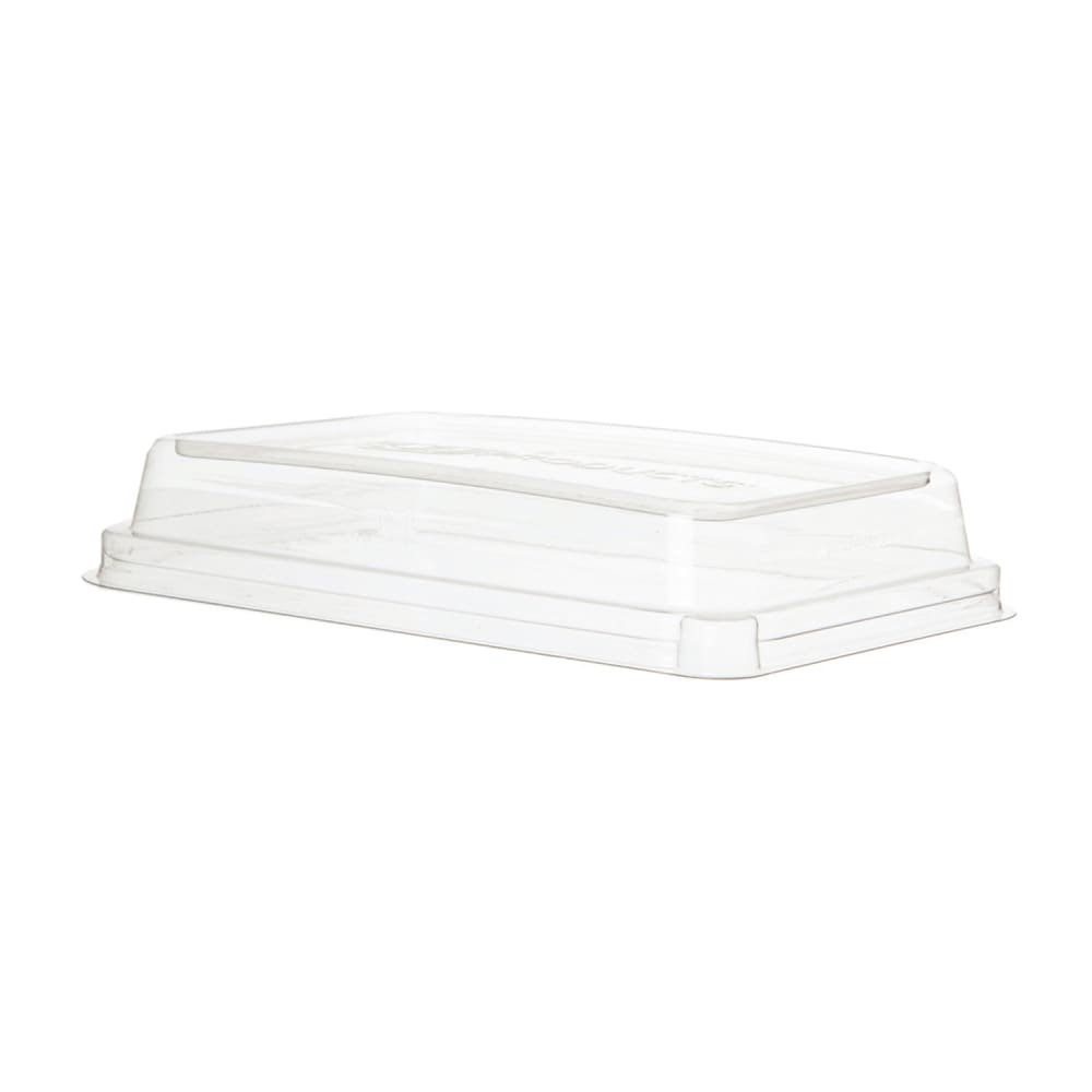 188-EPSCRC107LIDR WorldView™ Dome Lid for 10" x 7" Food Containers - PET, Clear