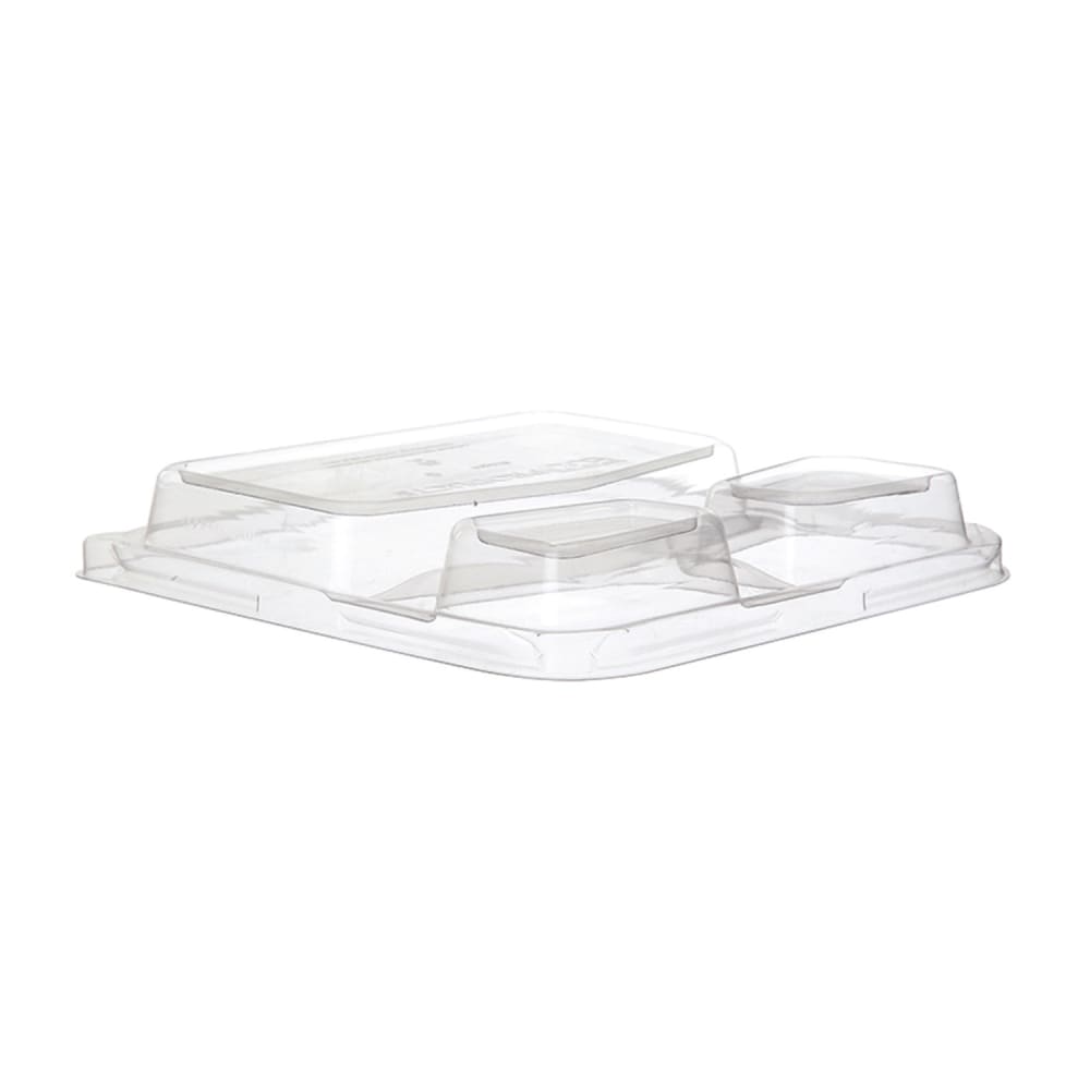 188-EPSCS93LID WorldView™ Dome Lid for 9" Food Containers - PLA, Clear