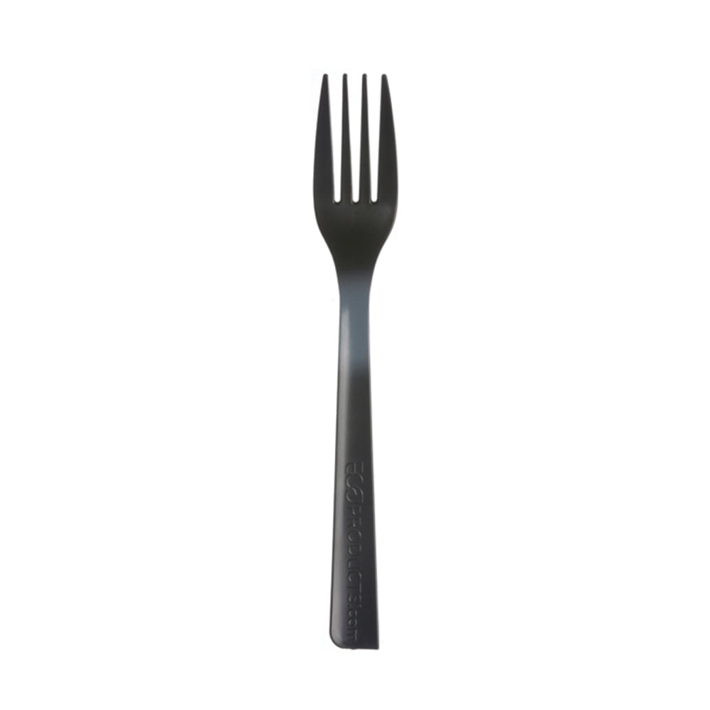 188-ESVFKBK500 7" Vine™ Disposable Fork - PLA, Black