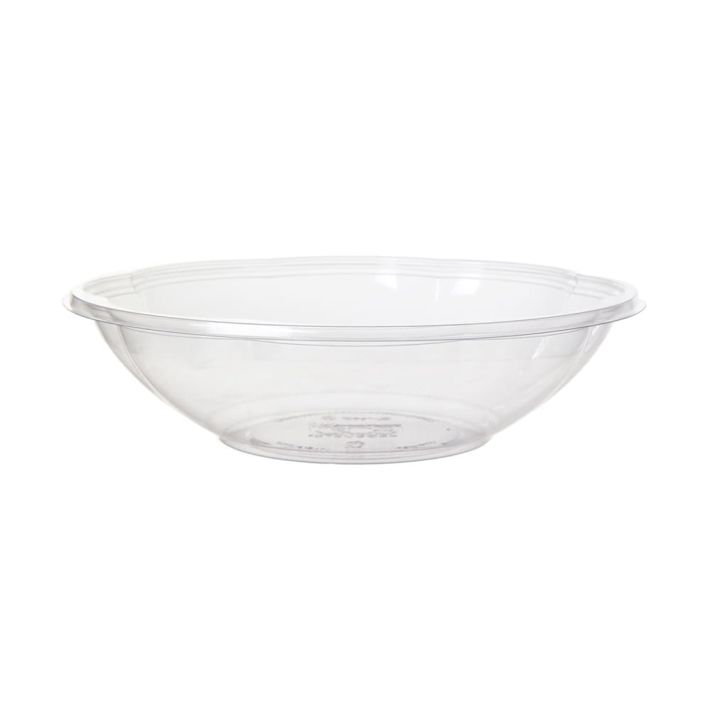 188-EPSBS48BASE 48 oz Squat Salad Bowl - PLA, Clear
