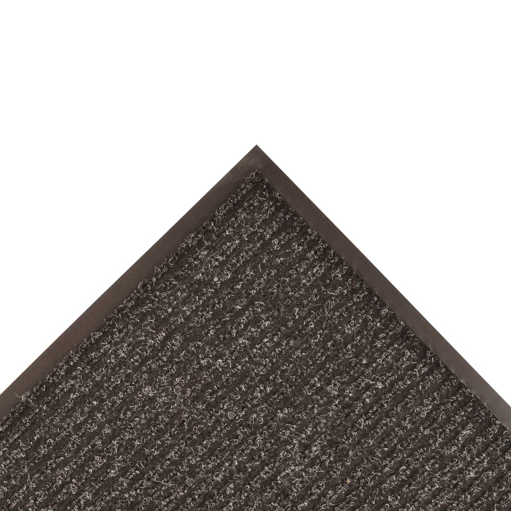 195-109S0036CH Brush Step® Entrance Scraper Floor Mat, 3' x 6', 3/8" Thick, Charco...