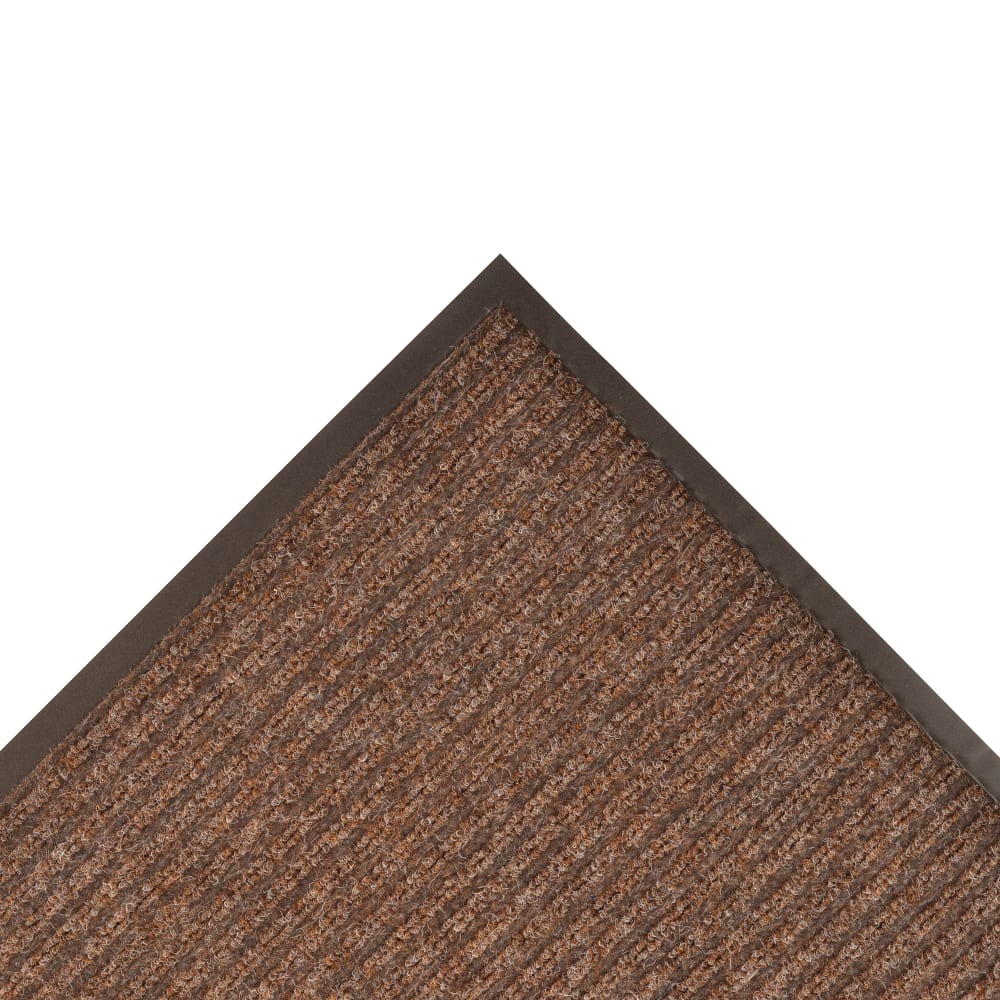 195-109S0034BR Brush Step® Entrance Scraper Floor Mat, 3' x 4', 3/8" Thick, Brown
