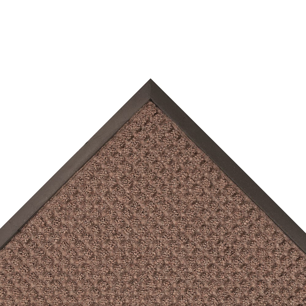 195-166S0046BR Guzzler™ Entrance Floor Mat, 4' x 6', 3/8" Thick, Dark Brown