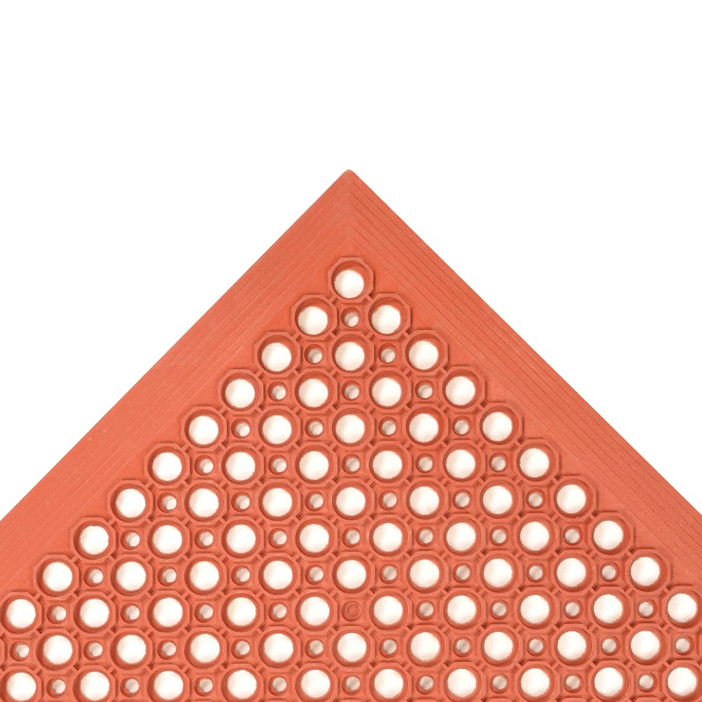 195-562S0310RD Sanitop® Grease-Resistant Floor Mat, 3' x 10', 1/2" Thick, Red