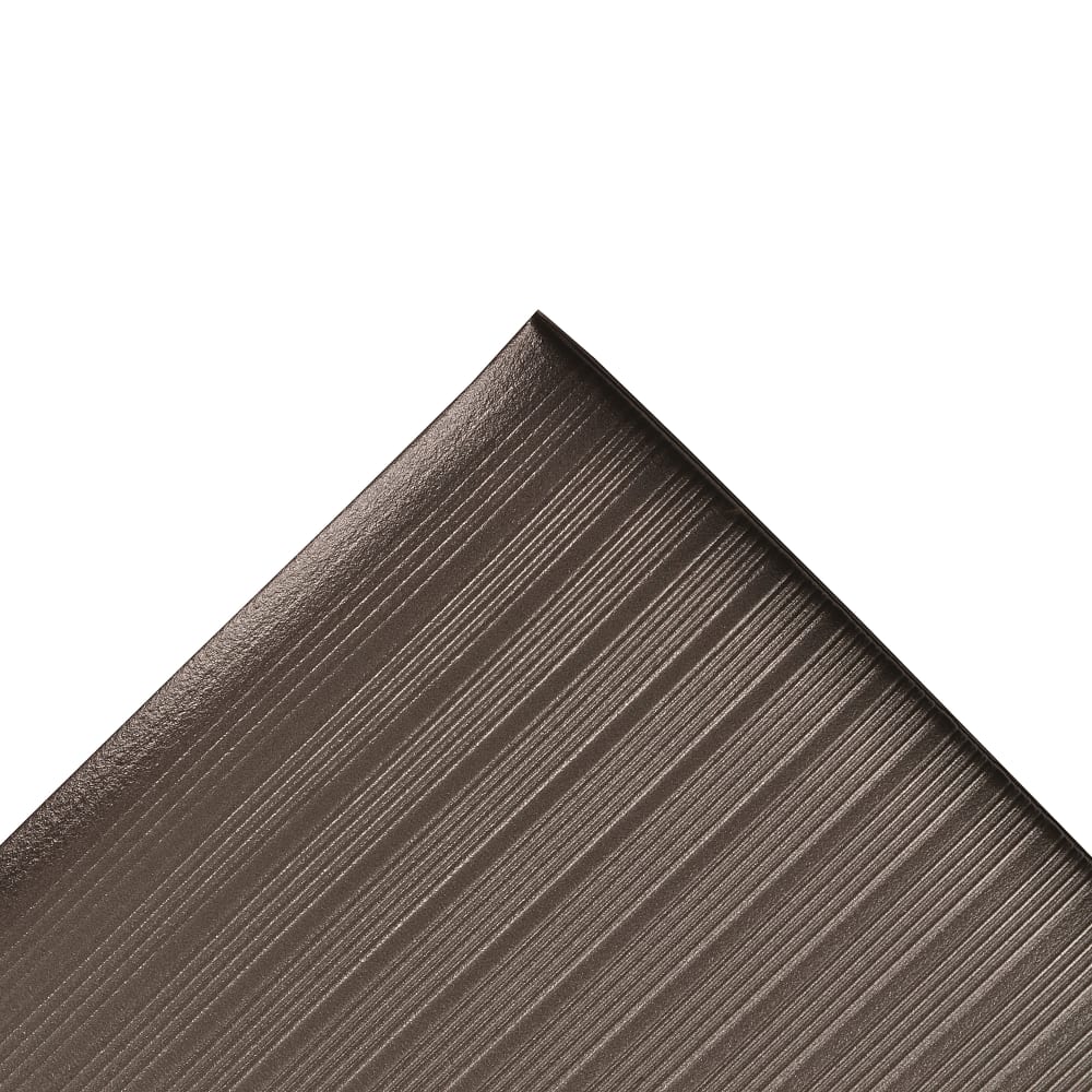195-410S0335BL Airug® Anti-Fatigue Floor Mat - 3' x 5', 3/8" Thick, Black