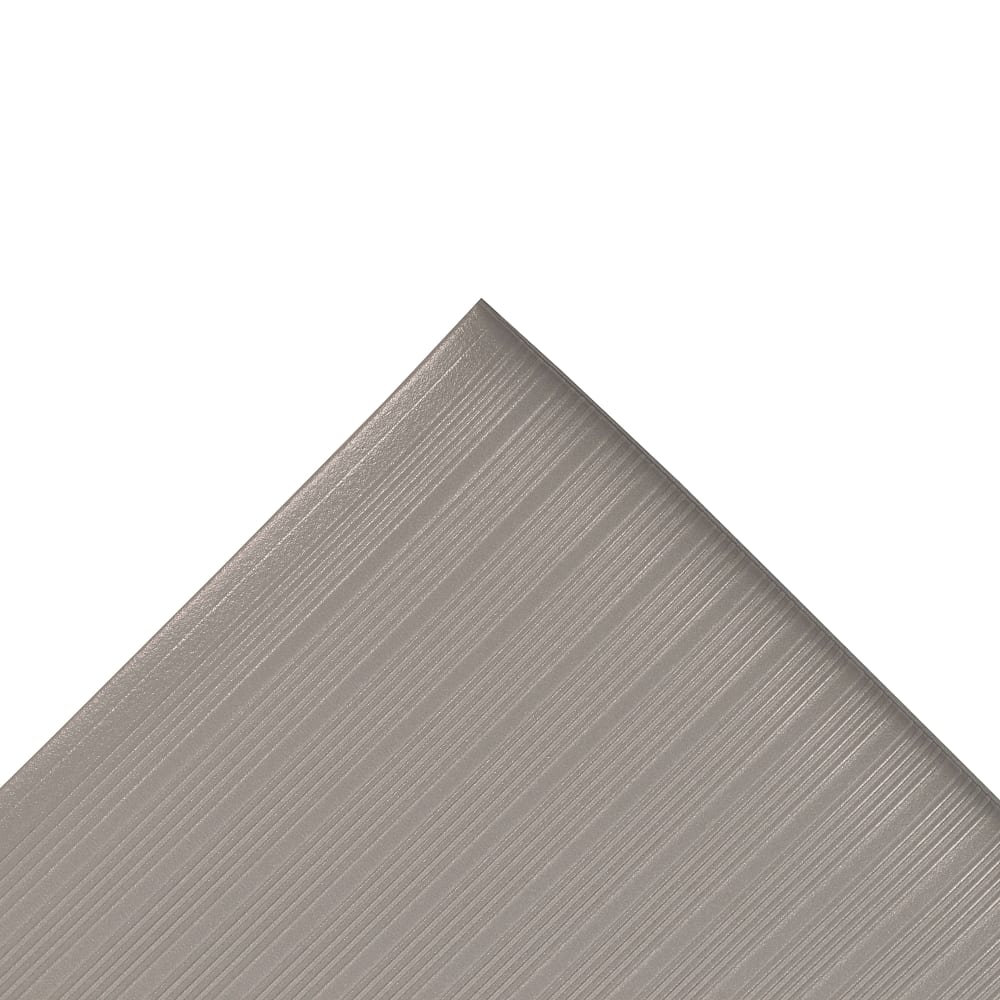 195-410S0523GY Airug® Anti-Fatigue Floor Mat - 2' x 3', 5/8" Thick, Gray