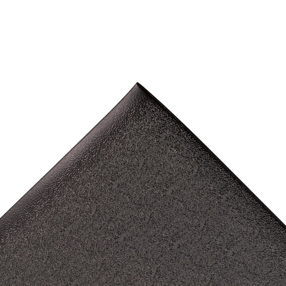 195-411S0435BL Sof-Tred™ Anti-Fatigue Floor Mat - 3' x 5', 9/16" Thick, Black