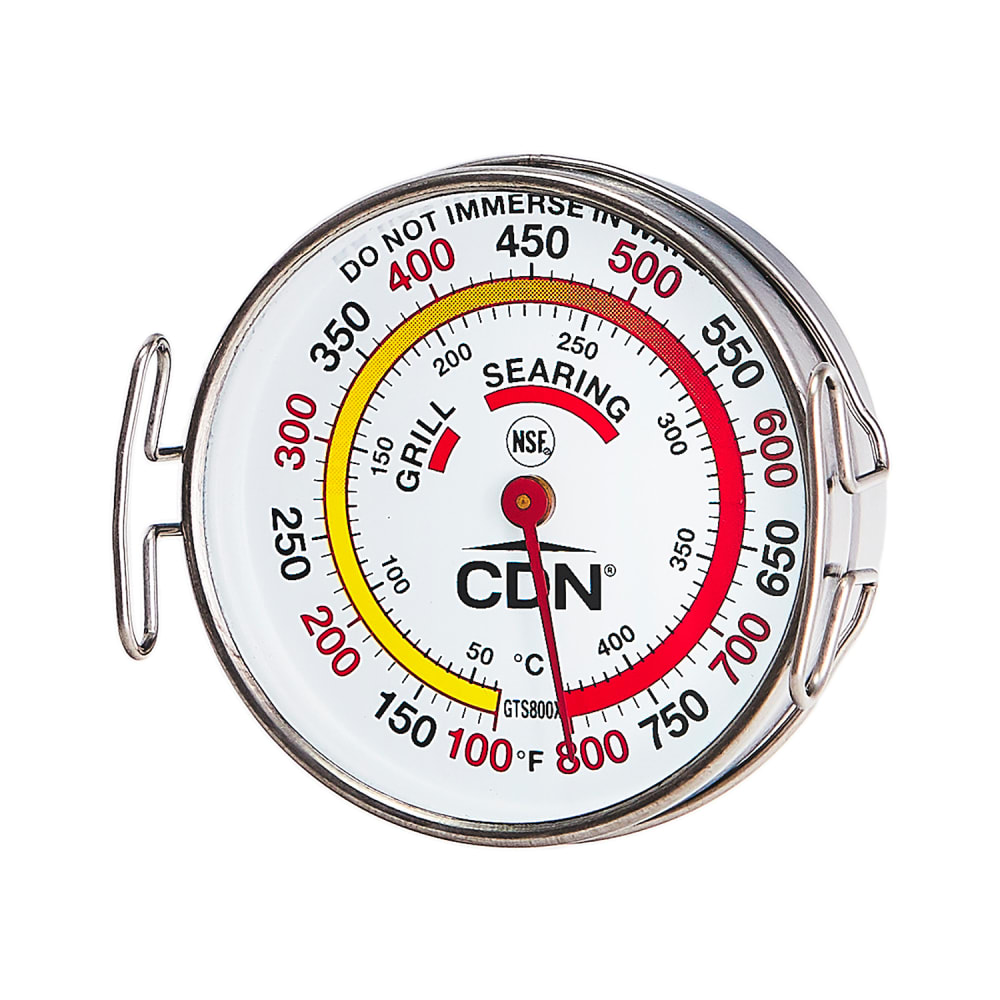 837-GTS800X Grill Thermometer w/ 2 1/4" Dial Face, 100 to 800°F