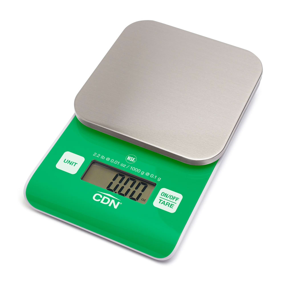837-SD0202G 2 1/5 lb Digital Precision Scale w/ Removable Platform - 4 9/20" x 4 9/20",...