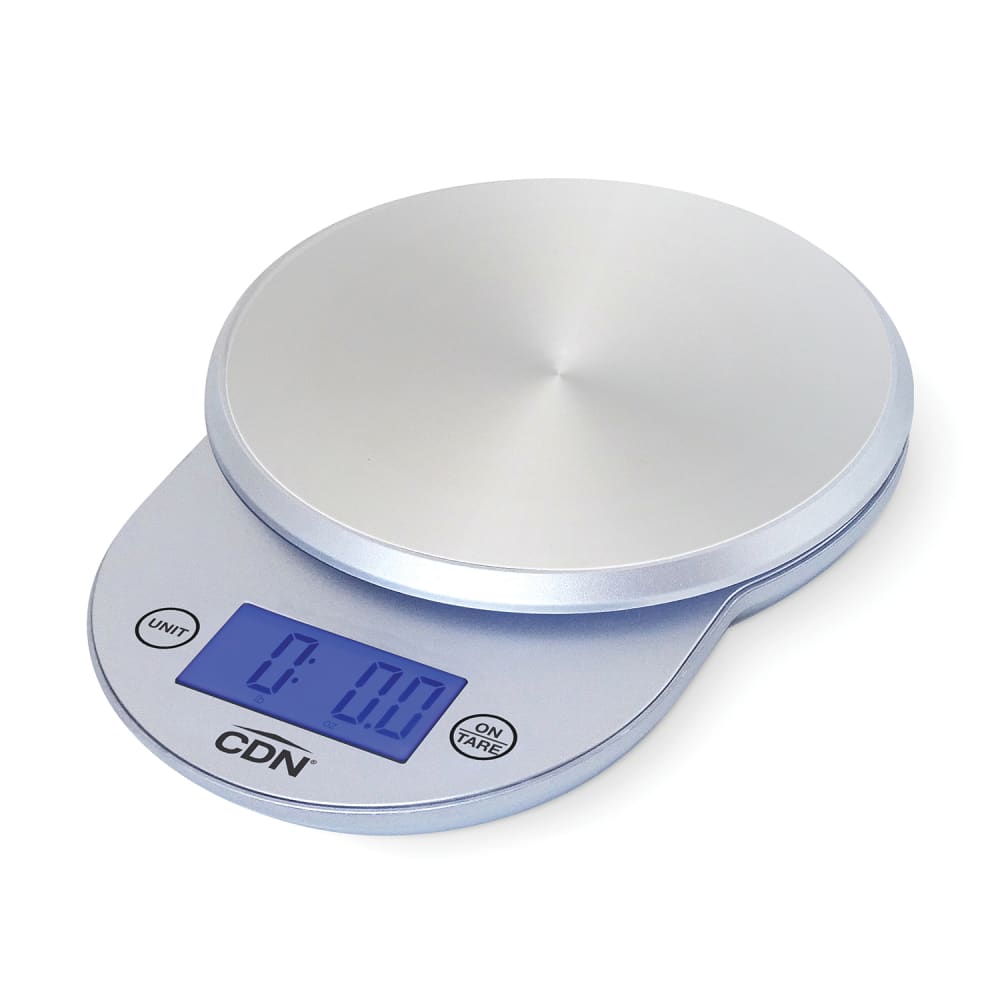 837-SD1104S 11 lb Digital Scale  - 6" x 8 1/8", Silver