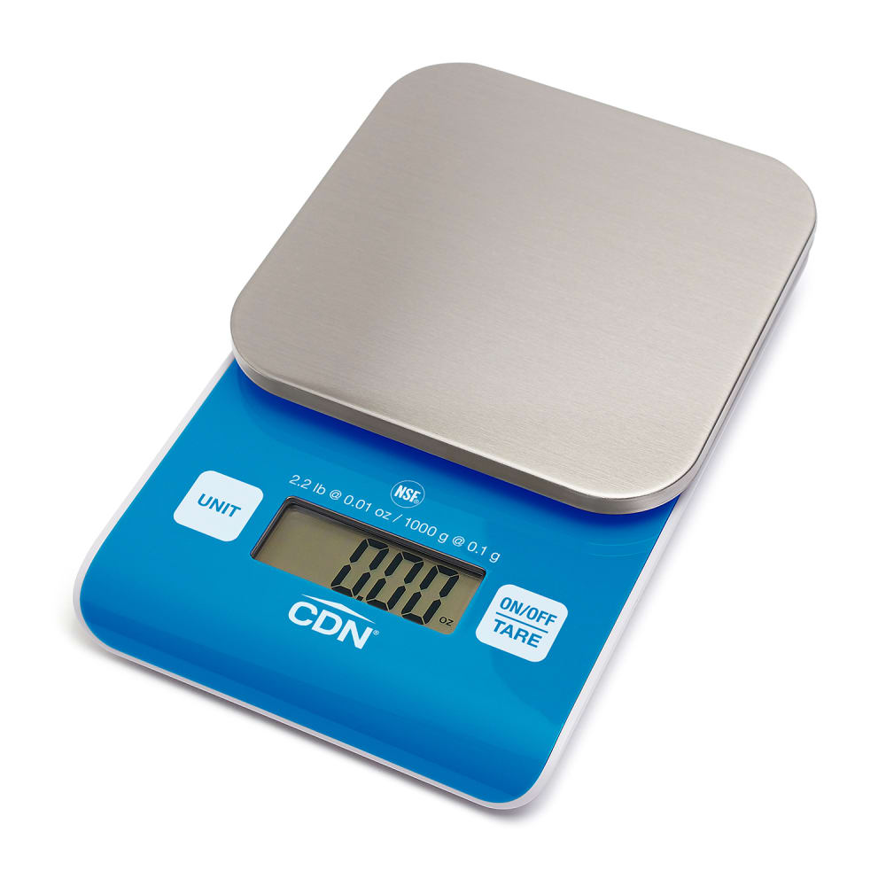 837-SD0202B 2 1/5 lb Digital Precision Scale w/ Removable Platform - 4 9/20" x 4 9/20",...