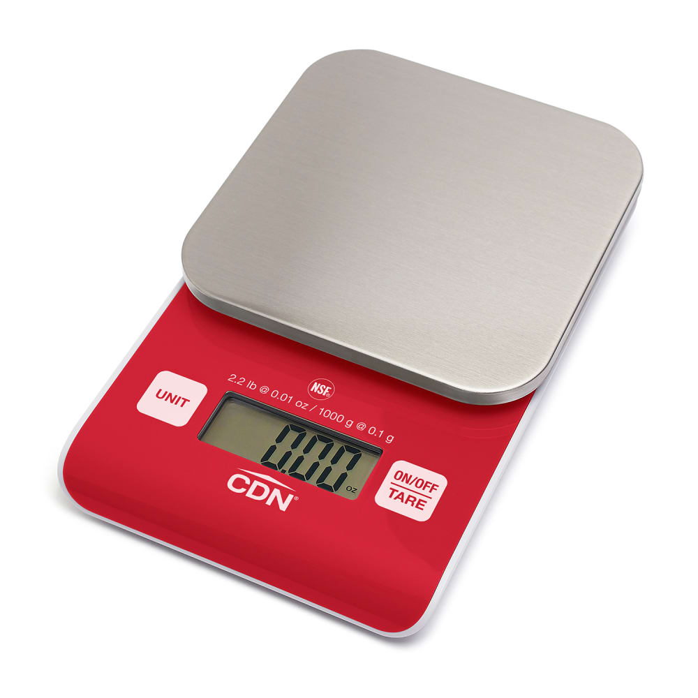 837-SD0202R 2 1/5 lb Digital Precision Scale w/ Removable Platform - 4 9/20" x 4 9/20",...