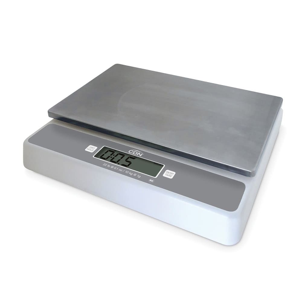 837-SD2202 22 lb Digital Portion Control Scale w/ Removable Platform - 11 2/5" x 7", Si...