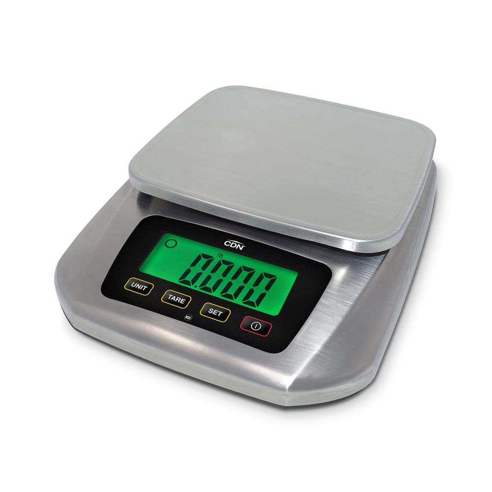 837-SD2220 22 lb Digital Scale w/ Removable Platform - 7" x 6 2/5", Silver
