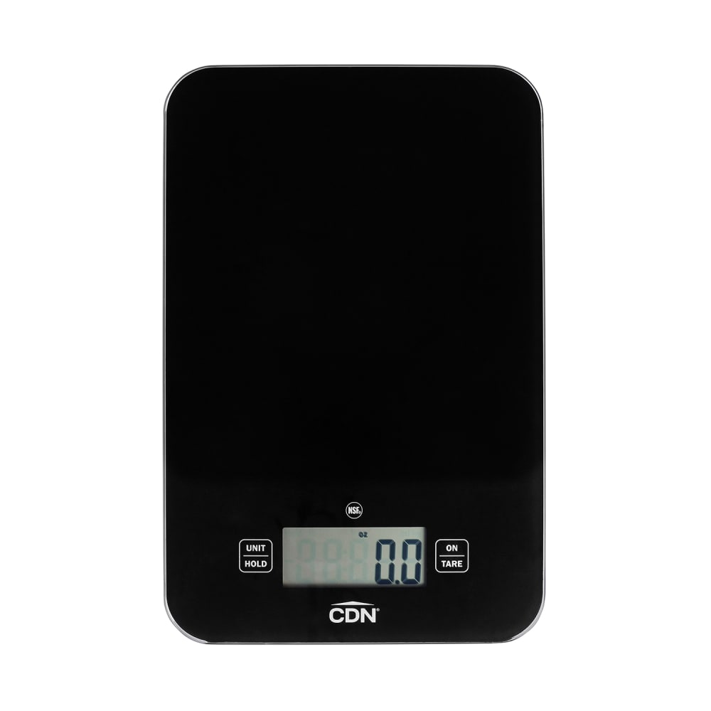 837-SD1502BK 15 lb Digital Portion Control Scale - 6" x 9 3/16", Black