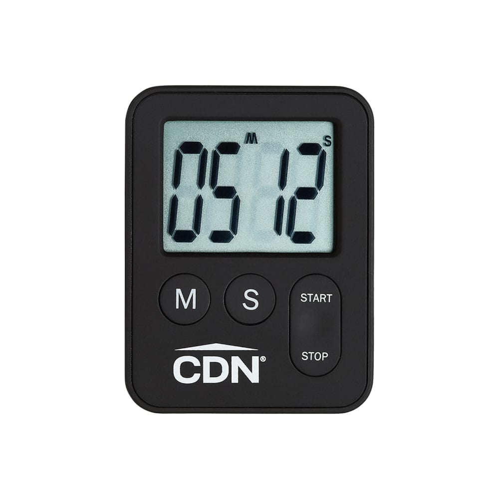 837-TM28BK Mini Digital Timer, Minute & Second Timing, Black