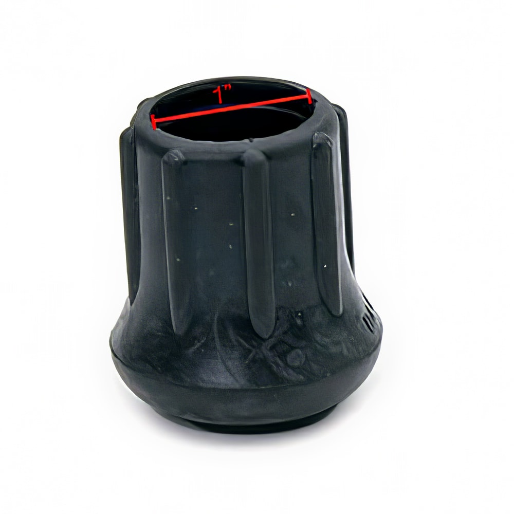203-CRUTCHTIP 1" Rubber Crutch Tip For Barstool Legs