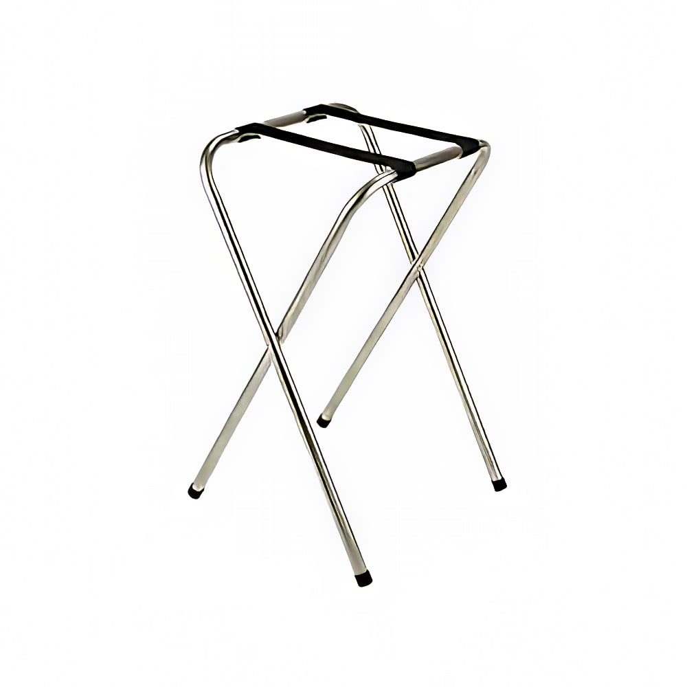203-ROY775 32" Deluxe Chrome Tray Stand