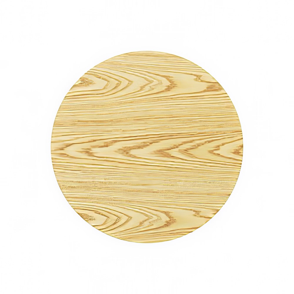 203-ROYRTT36RT 36" Round Reversible Melamine Table Top, Oak/Walnut
