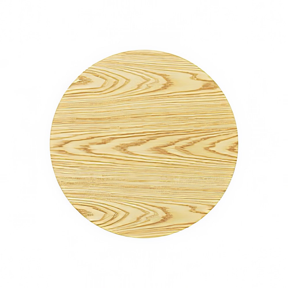 203-ROYRTT24RT 24" Round Reversible Melamine Table Top, Oak/Walnut