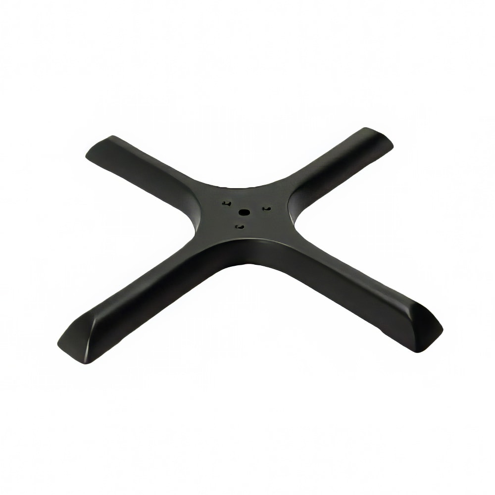 203-ROYRTB3030B Square Powder Coated Cast Iron Table Base, 30 x 30"