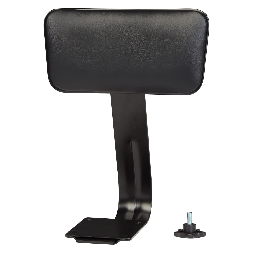 955-6400B10 12" Backrest for 6400 Stools - Vinyl, Black