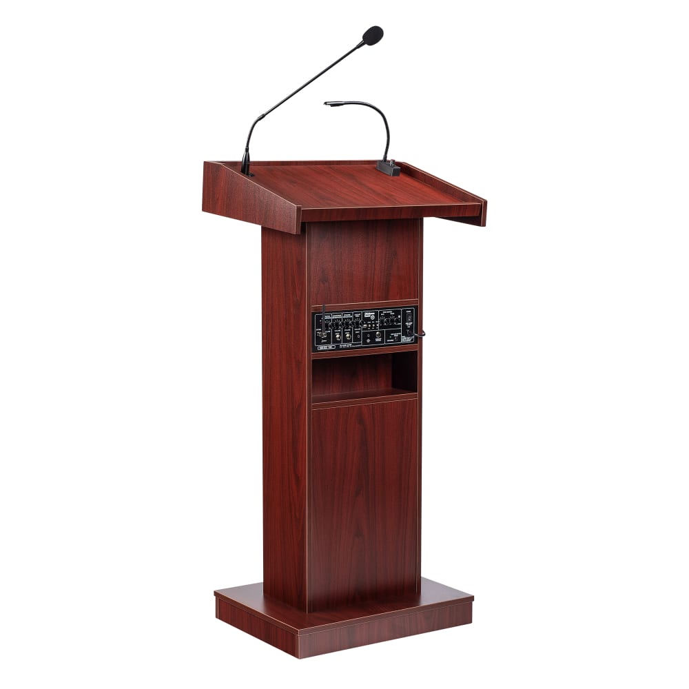 Orator Lectern, 22 x 17 x 46, Mahogany, Ships in 1-3 Business Days