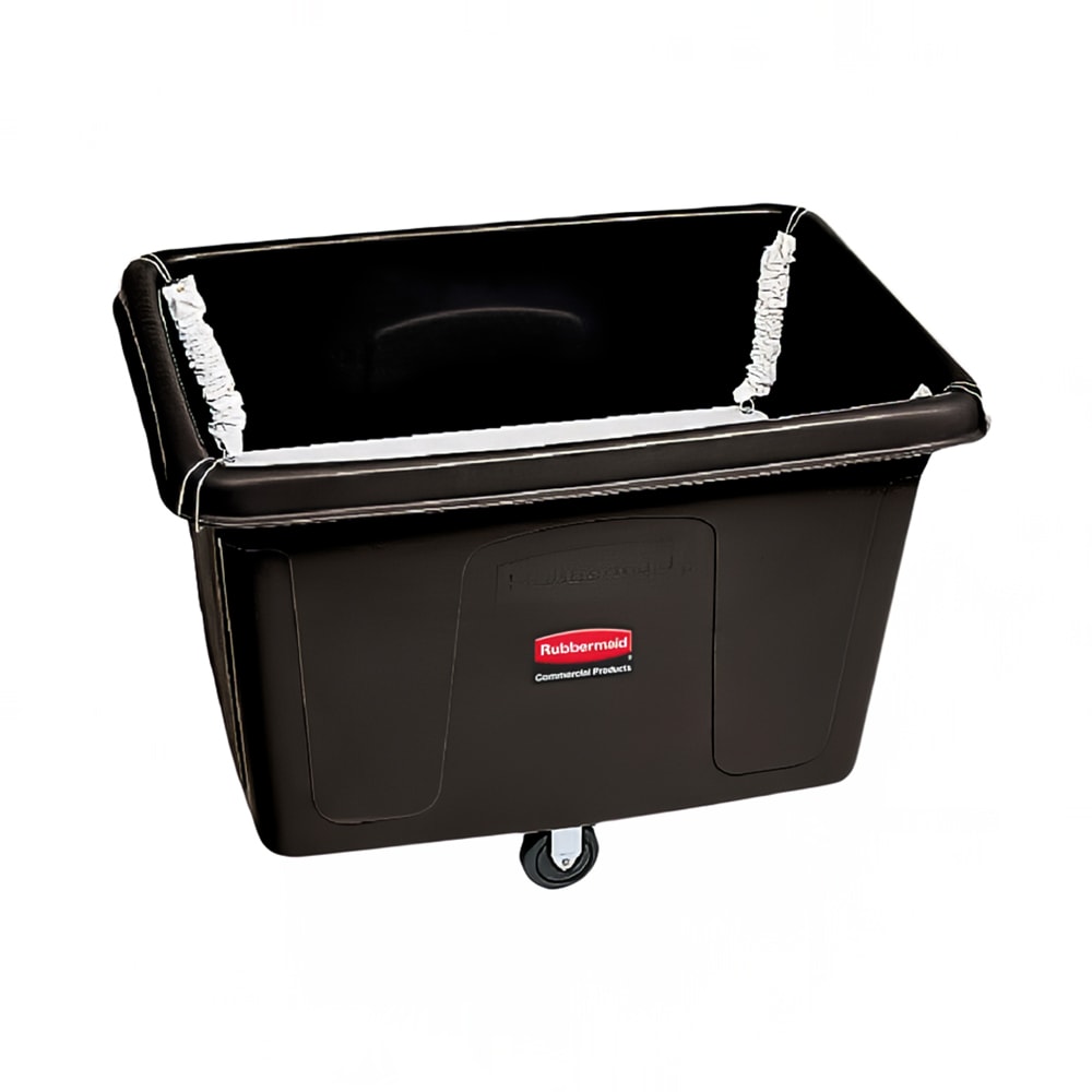 007-FG461100BLA 1/2 cu yd Trash Cart w/ 500 lb Capacity, Black