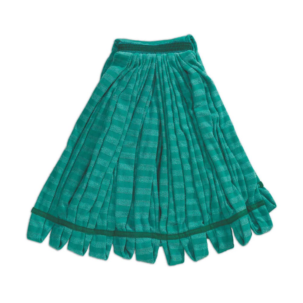 007-FGT81206GR00 Medium Tube Mop Head - 1" Headband, Microfiber, Green