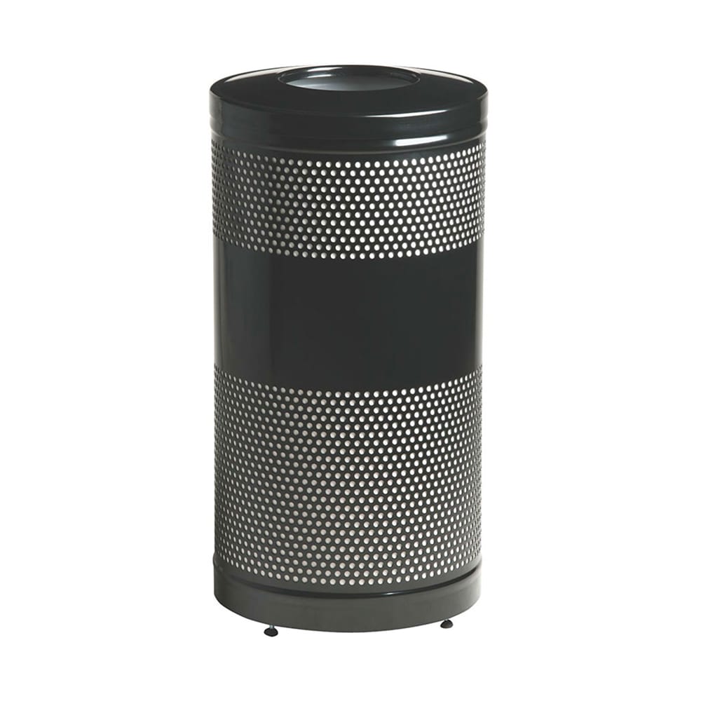007-FGS3ETBKPL 25-gal Cans Recycle Bin - Indoor/Outdoor, Decorative