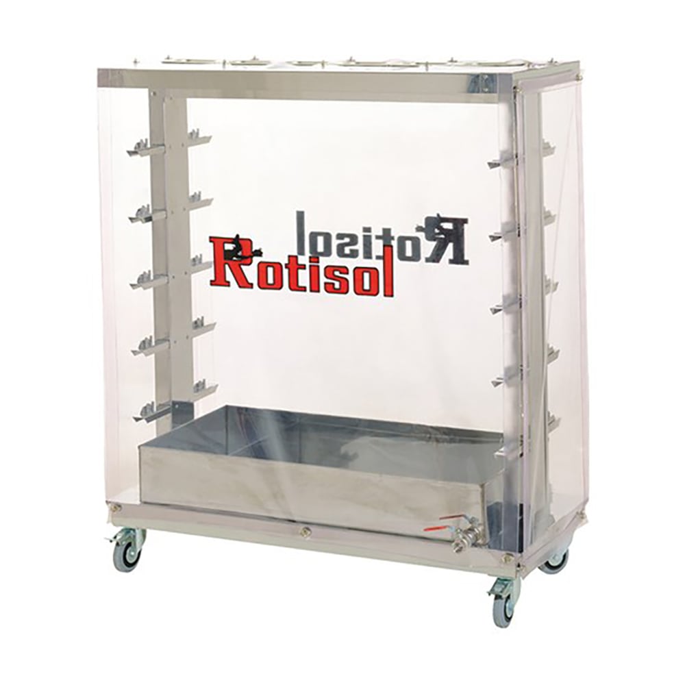 481-BACHE101160 Spit Rack Cover for (10) Spits for FlamBoyant 1160 Rotisseries