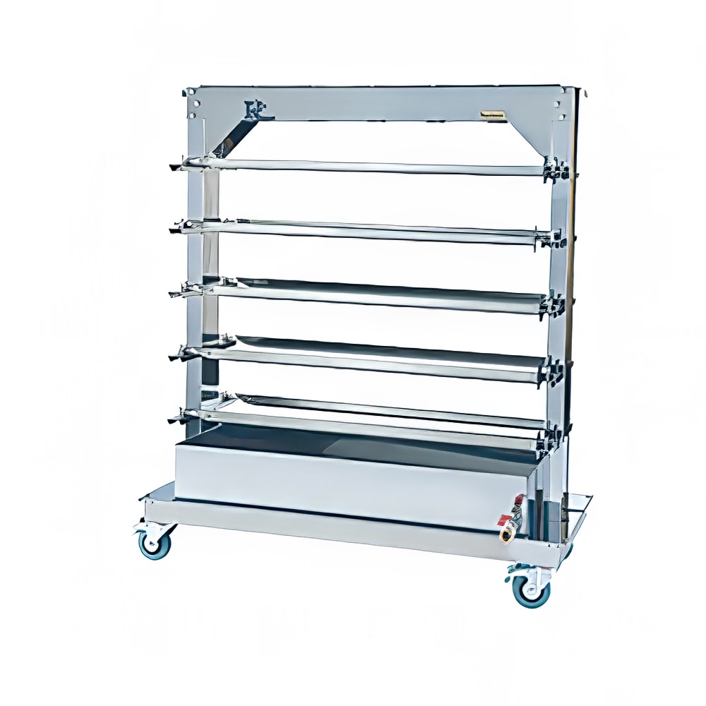 481-RACK20975MF Spit Rack for (20) Spits for MasterFlame 975 Rotisseries, Stainless Steel
