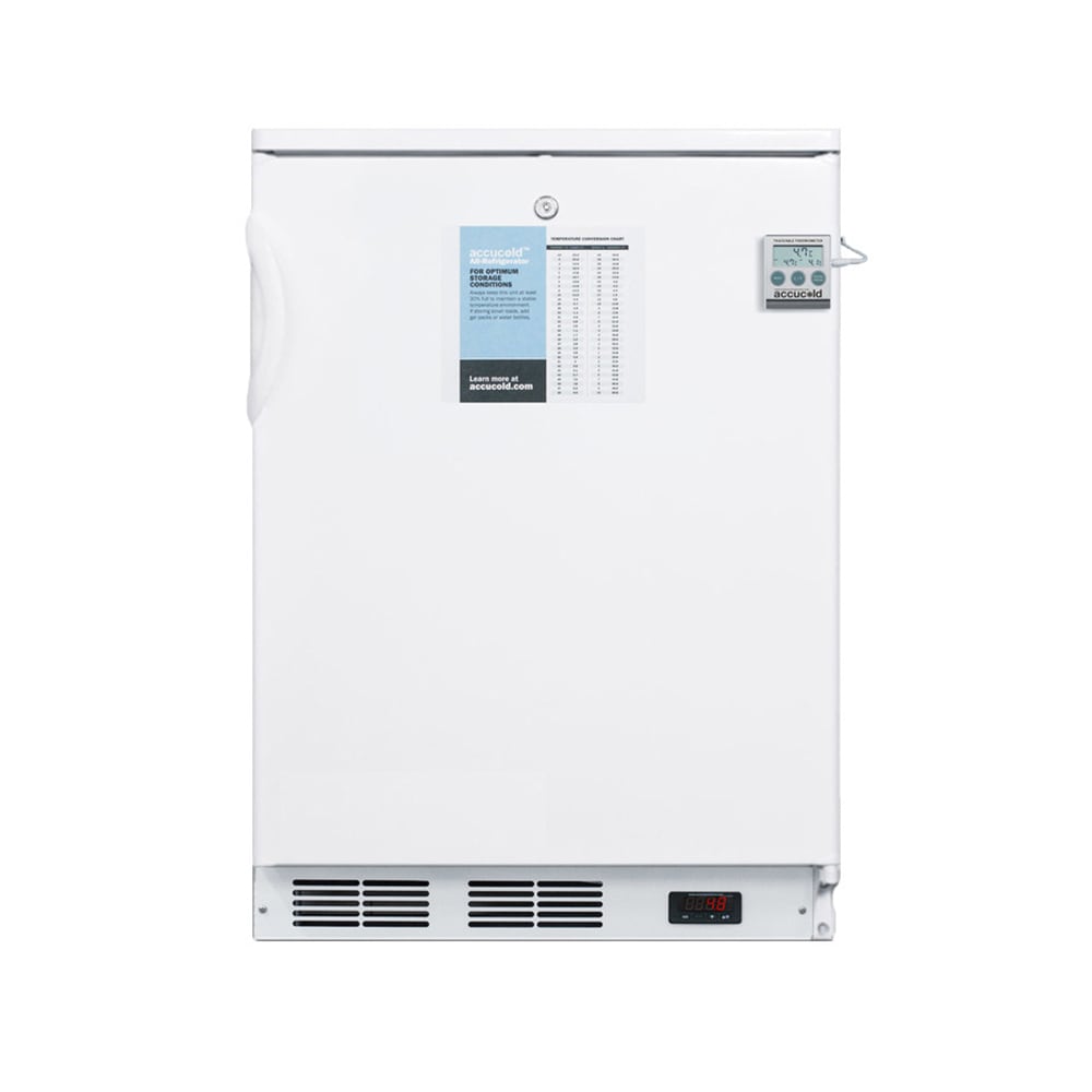 162-FF6LBIPLUS2 24" One-Section Undercounter Medical Refrigerator - White, 115v