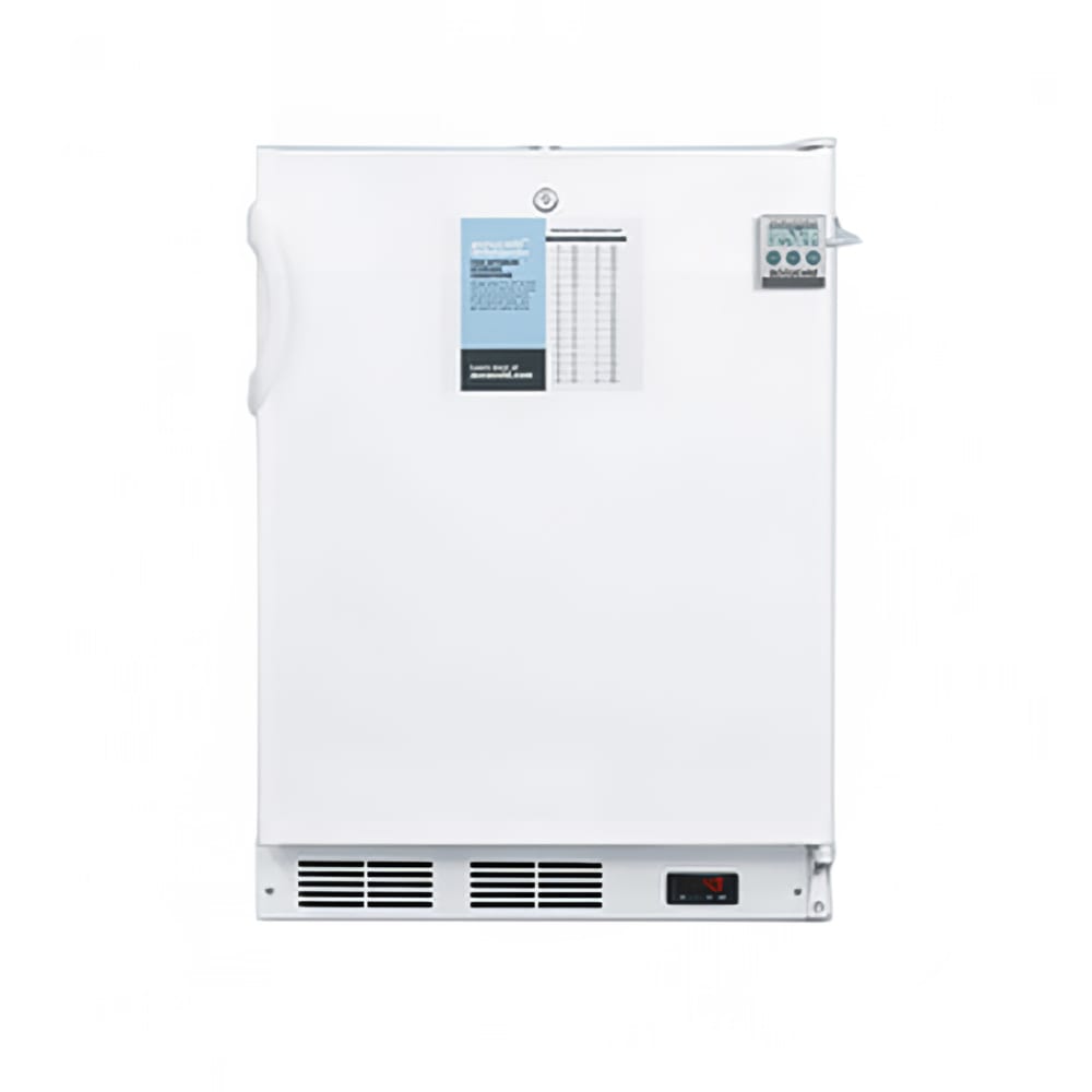 162-FF6LPLUS2ADA 5.5 cu ft Undercounter Medical Refrigerator w/ Solid Door - ADA Compliant, 115v