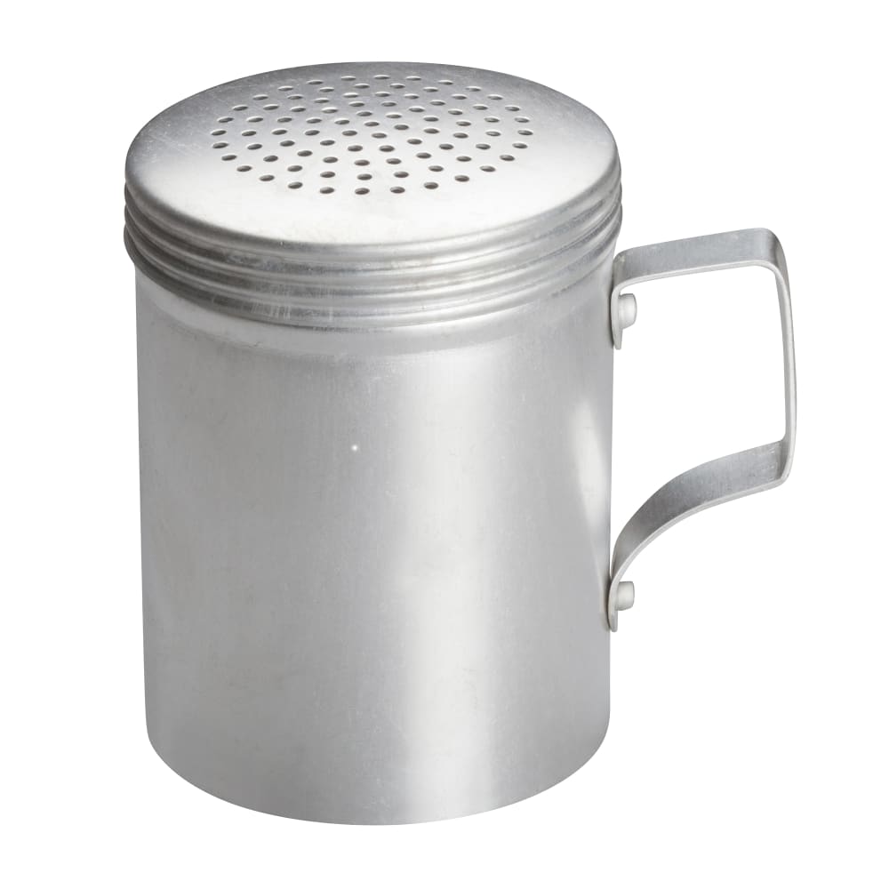 080-ADRG10 10 oz Dredge w/ Handle, Aluminum