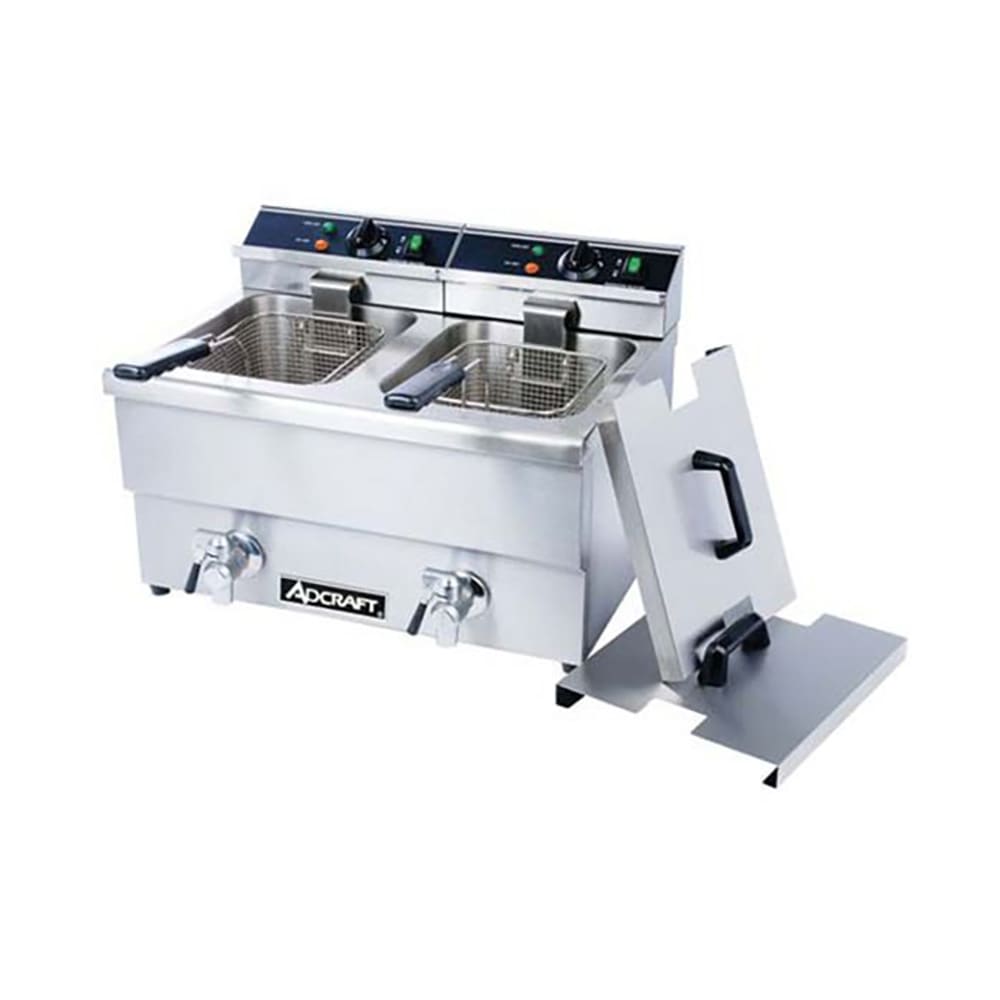 122-DF12L2 Countertop Electric Fryer - (2) 25 lb Vats, 208-240v/1ph