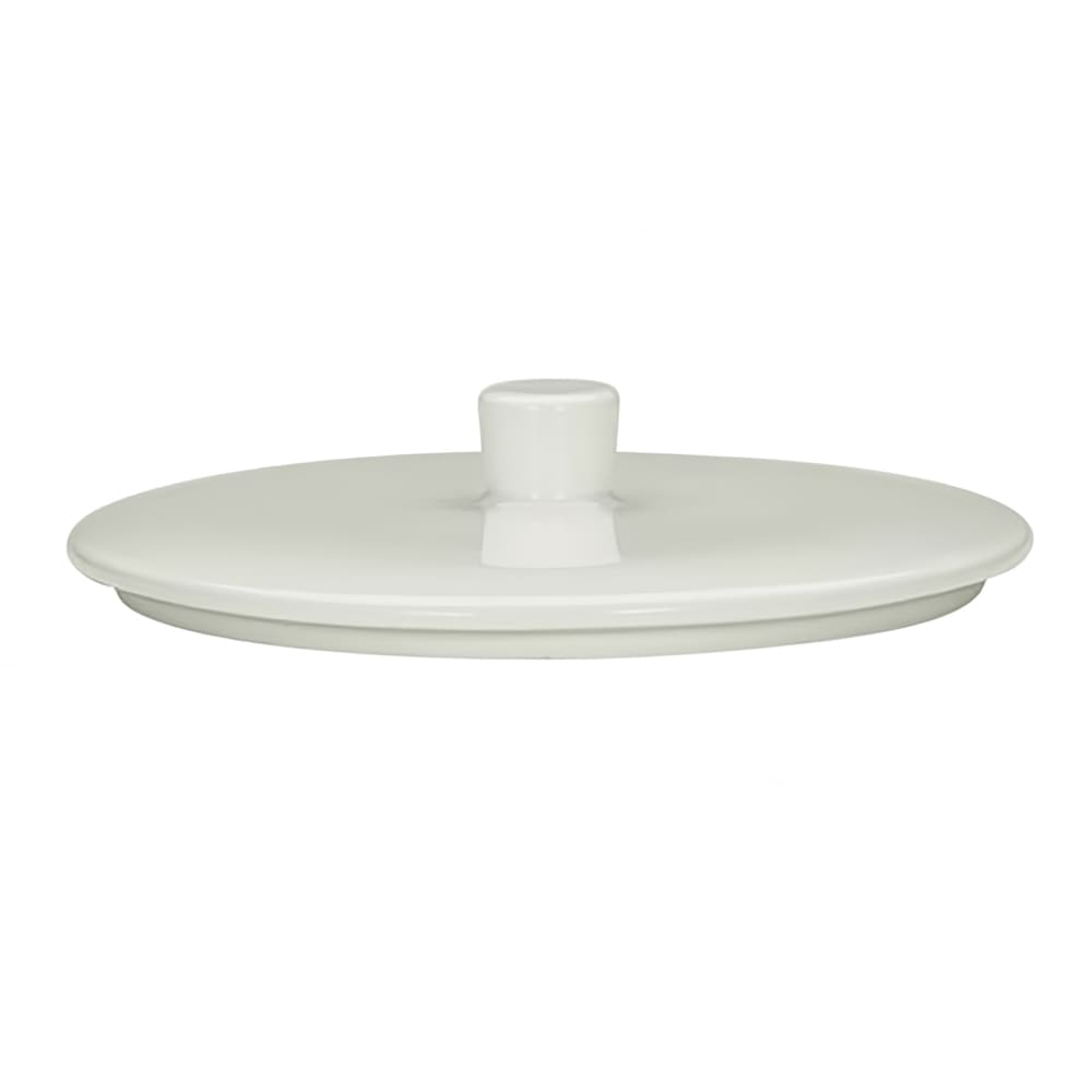 024-9126437 4 7/8" Lid for 9126587 12 3/4 oz Allure Bowl - Porcelain, Bone White