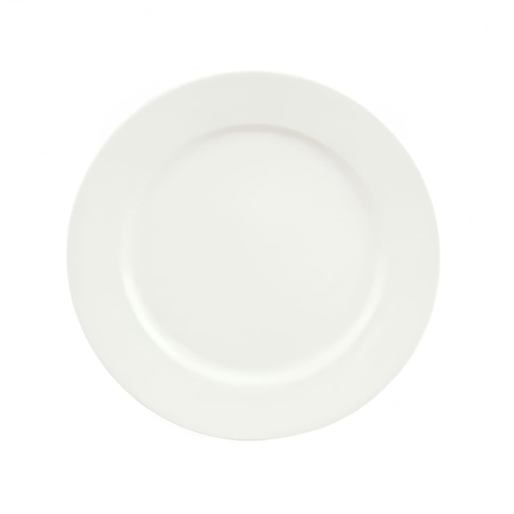 024-9130029 11 3/8" Round Porcelain Plate - Fine Dining Pattern, White