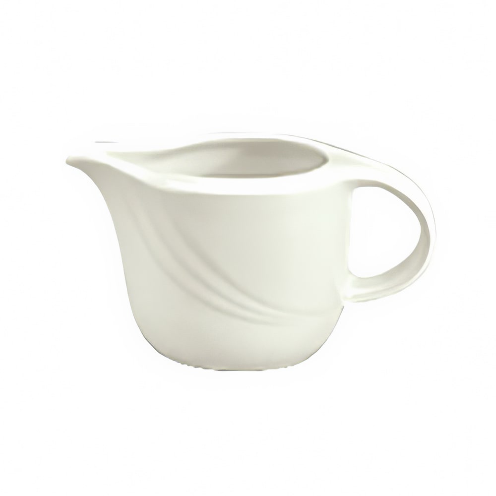 024-9183835 12 oz Porcelain Sauce Boat - Donna Pattern, White