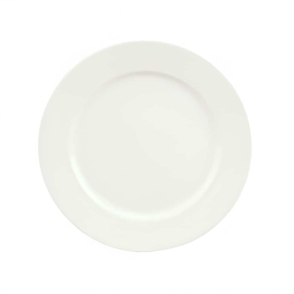 024-9130021 8 3/8" Round Porcelain Plate - Fine Dining Pattern, White