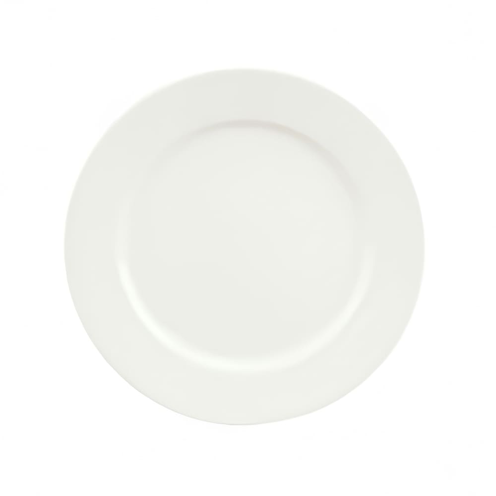024-9130631 12 3/8" Round Porcelain Plate - Fine Dining Pattern, White