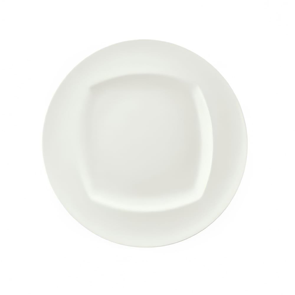 024-9320026 10 1/8" Round Porcelain Plate - Event Pattern, White