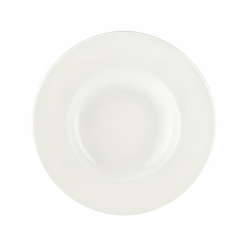 024-9331221 7 7/8" Round Porcelain Plate - Fine Dining Pattern, White