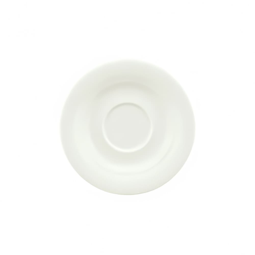 024-9196909 5" Round Espresso Saucer - Porcelain, White