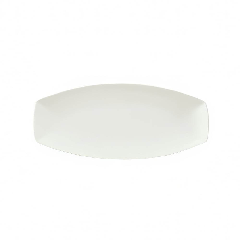 024-9322229 11 3/8" Rectangular Porcelain Tray - Event Pattern, White