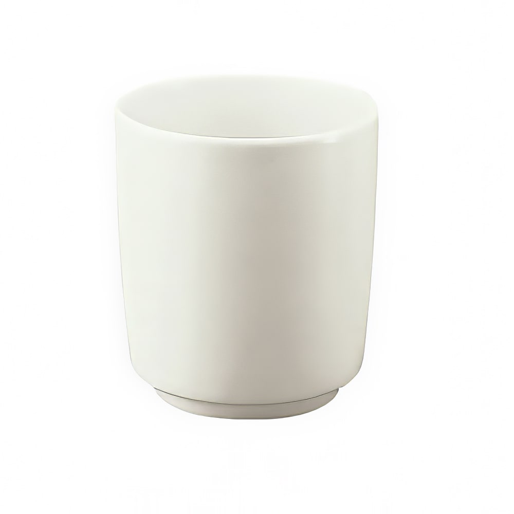 024-9327910 46 oz Dressing Crock- Porcelain, Islands, Continental White
