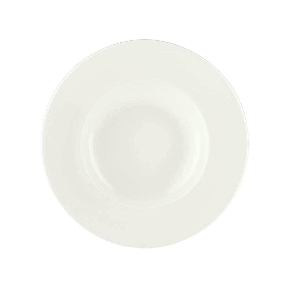 024-9331215 5 7/8" Round Porcelain Plate - Fine Dining Pattern, White
