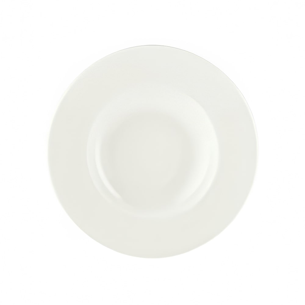 024-9331228 11" Round Porcelain Plate - Fine Dining Pattern, White