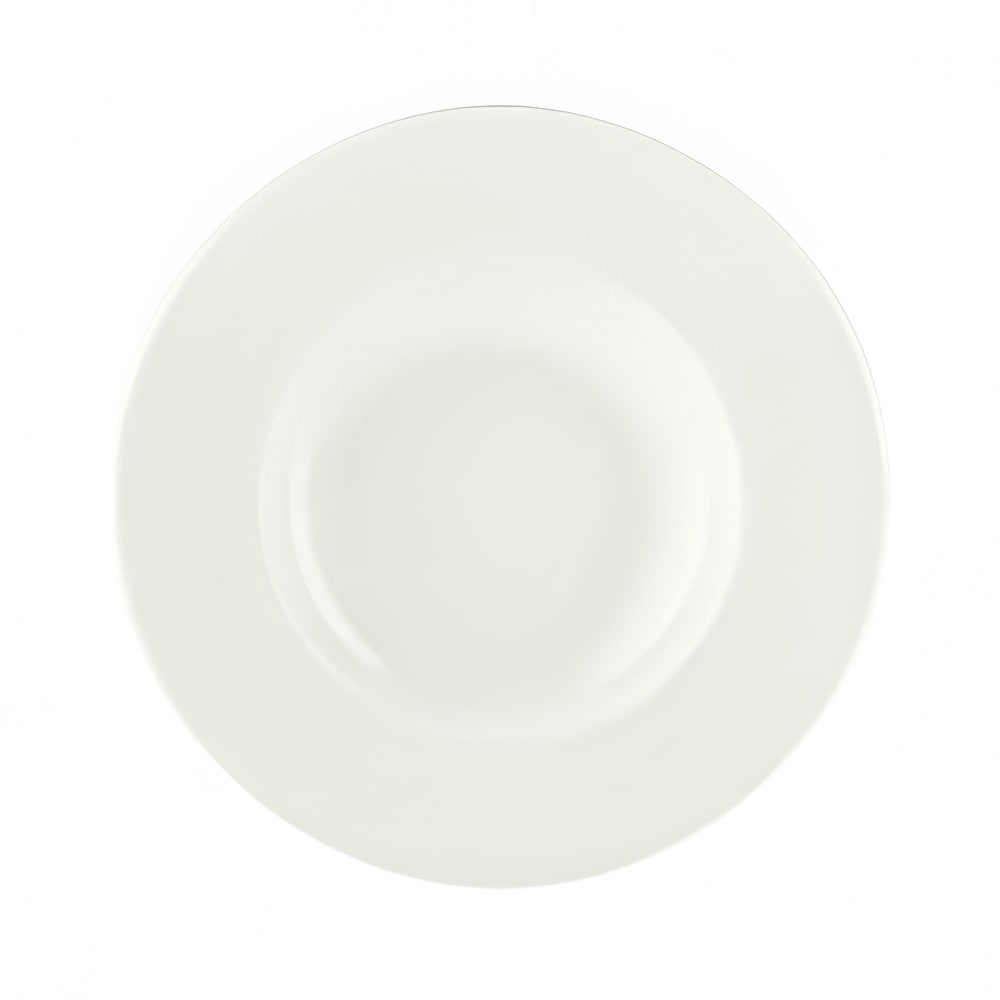 024-9331230 11 7/8" Round Porcelain Plate - Fine Dining Pattern, White